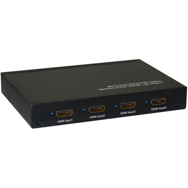 Main product image for HDMI 4x1 Quad Multi-Viewer With Seamless Switch 180-1101